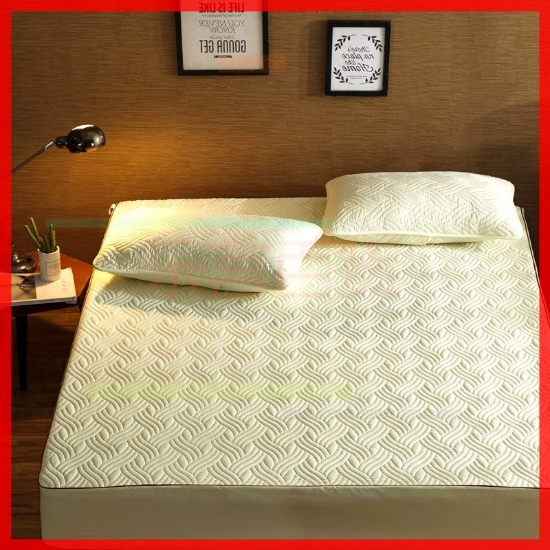 Một mảnh dày chống trượt giường vuông giường lớn giường khách sạn bảo vệ bao trọn gói cô bé dễ thương - Trang bị Covers