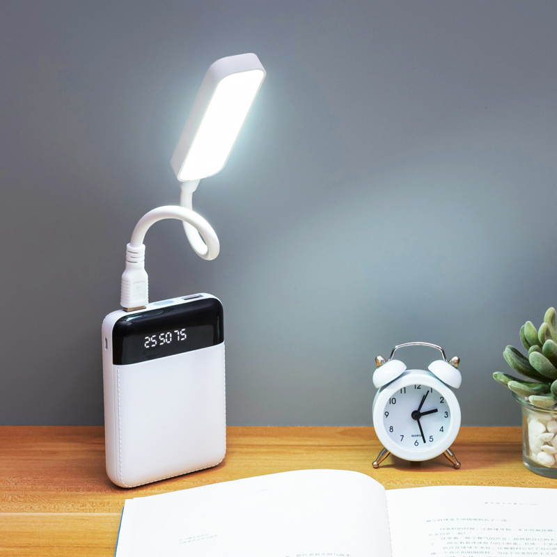 Led Portable USB Light, Night Light, Portable Light, Eye Protection Light, Ultra-Bright Strong Light, Computer Small Desk Lamp, Power Bank, Mini Light