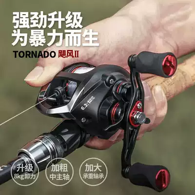 Pool blade pan-use water drop wheel metal long-range anti-explosion line sub-wheel Makou micro-fishing reel cocked mouth Black Fish wheel