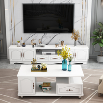 New Nordic coffee table TV cabinet combination modern simple small apartment set living room locker can be customized