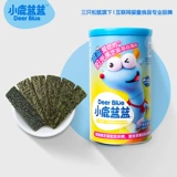 [Маленькие оленя Blue_black Sesame Sea Moss Cycles] дети беременные дети едят закуски морской мх хрустящий
