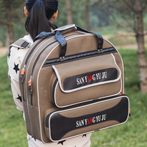 Sanyo Wu fishing rod bag fishing chair back bag Fishing gear bag fishing chair bag shoulder bag Fish bag multi-function fish protection bag