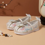 Ханьфу, обувь, этнические слипоны, детские туфли, этнический стиль, с вышивкой