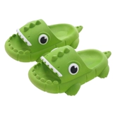 Детские тапочки для мальчиков, летний детский динозавр, мультяшные милые слайдеры, мягкая подошва