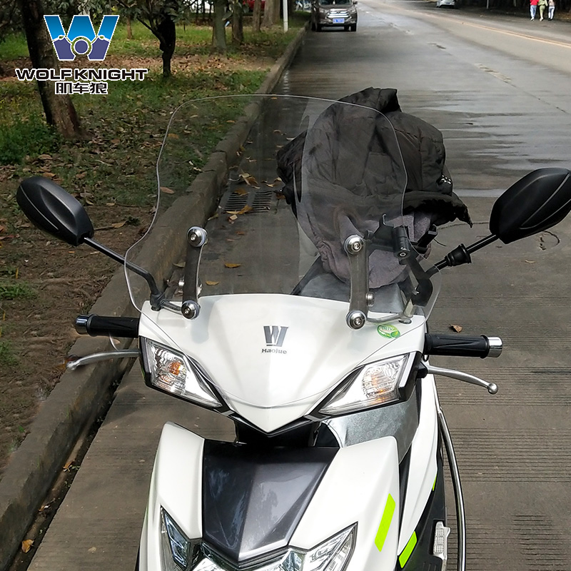 Muscle Wolf is suitable for Suzuki Lingdi EQHJ125 windshield front windshield windshield wind shield modification