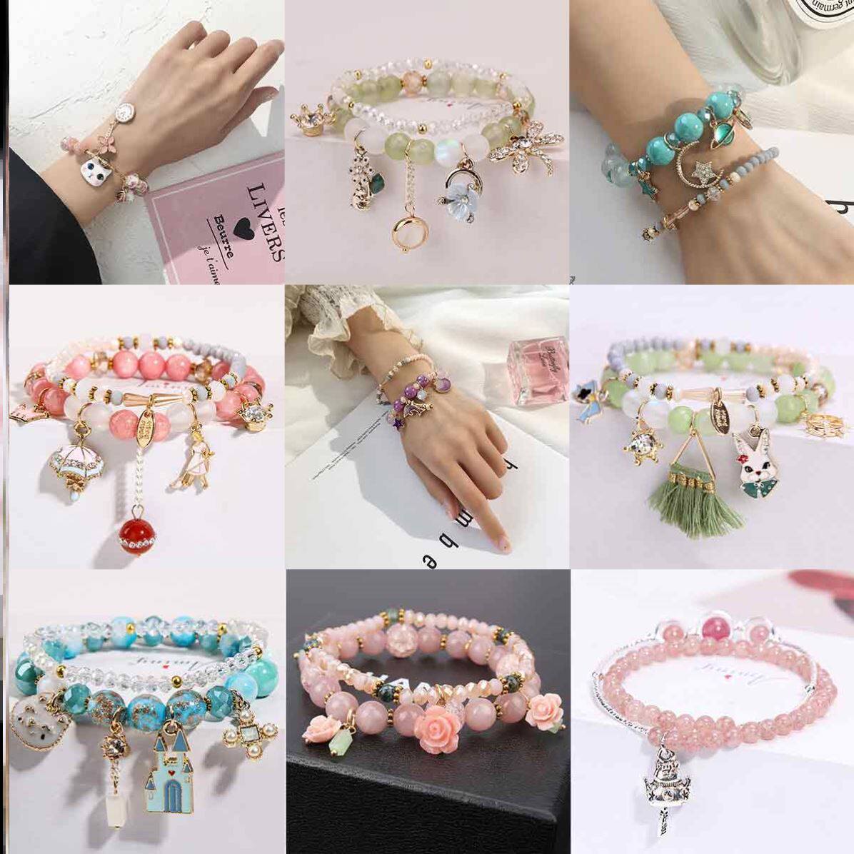 Hair ring bracelet dual-use fashion simple princess jewelry Sweet hand string does not fade bracelet Hypoallergenic jewelry
