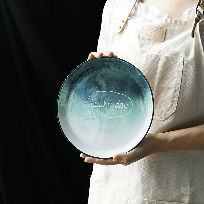 Utsuwa gradient web celebrity hand - made plates creative fruit bowl dish dish dish of household ceramic plate tableware suit