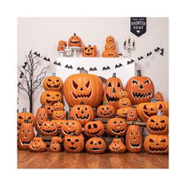 Halloween pumpkin lantern decoration atmosphere luminous props decorations small gifts shopping mall haunted house scene layout