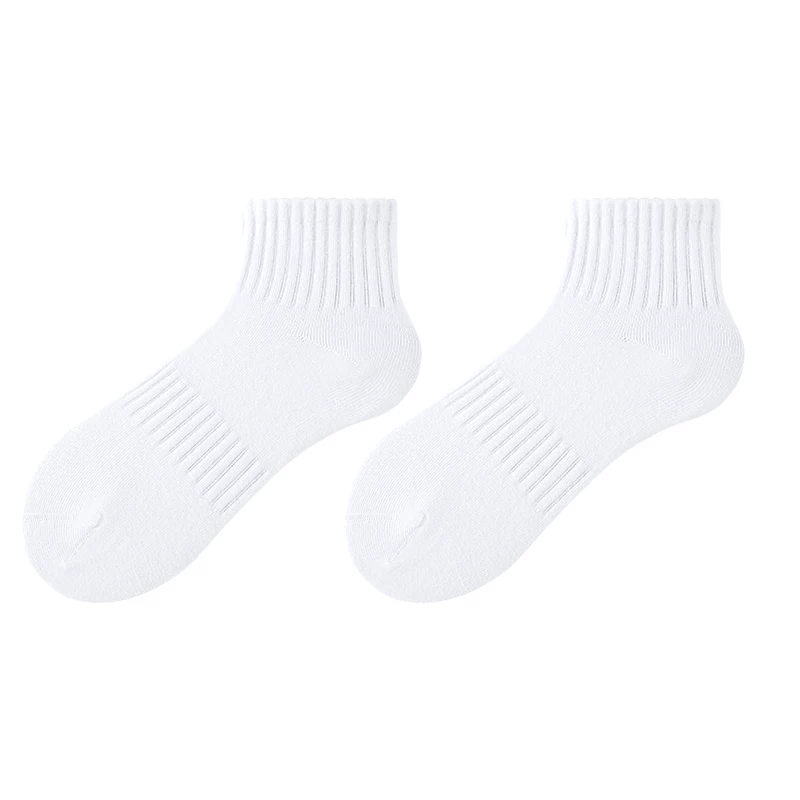 MENXX Breathable cotton summer knee socks for students, absorbs sweat and smell, mid-length