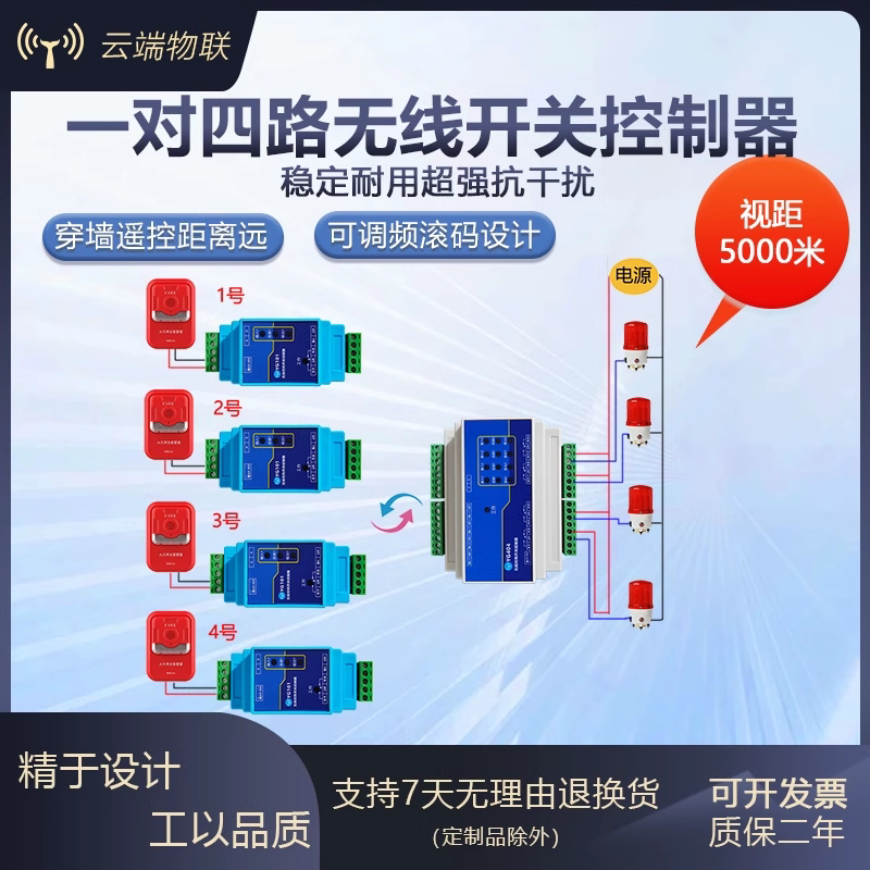 1 with 4-Way Four-Way to Four-Way 5000m Wireless Remote Control Switch Remote Control Relay Module Water Pump Computer Room 1 with 4-Way Four-Way to Four-Way 5000m Wireless Remote Control Switch Remote Control Relay Module Water Pump Computer Room