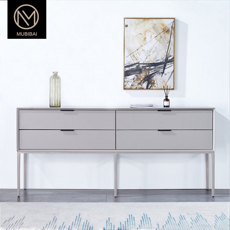 Italian dining cabinet modern minimalist living room light luxury porch cabinet Nordic dining cabinet storage bucket cabinet multifunctional tea cabinet