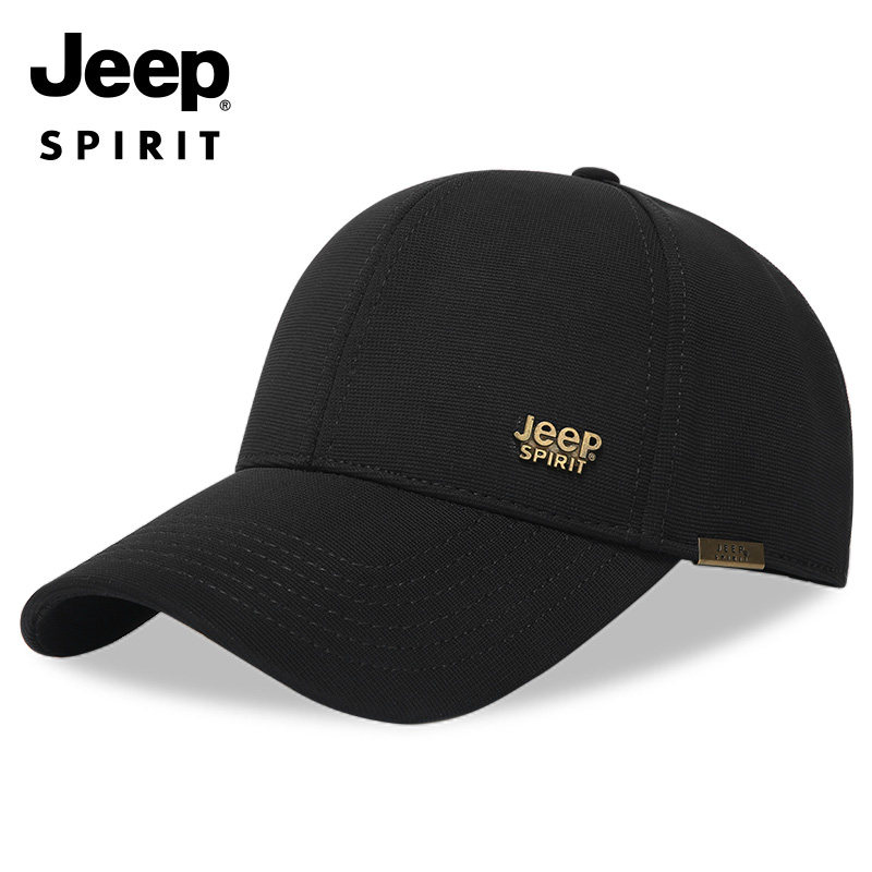 JEEP Jeep counter hat men's baseball cap winter new middle-aged and elderly warm cap