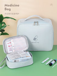 I Student Dormitory Small Medicine Box Medicine Box Storage Bag Portable Medicine Home Spare Medical Box Home Medical Kit