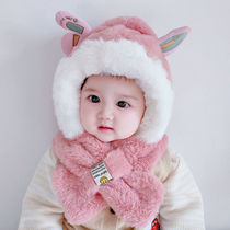 Baby Hat Scarf in autumn and winter heating boys and girls baby childhood protection