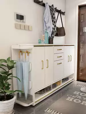 Light luxury entrance door into the home shoe cabinet outside the large-capacity aisle storage porch cabinet