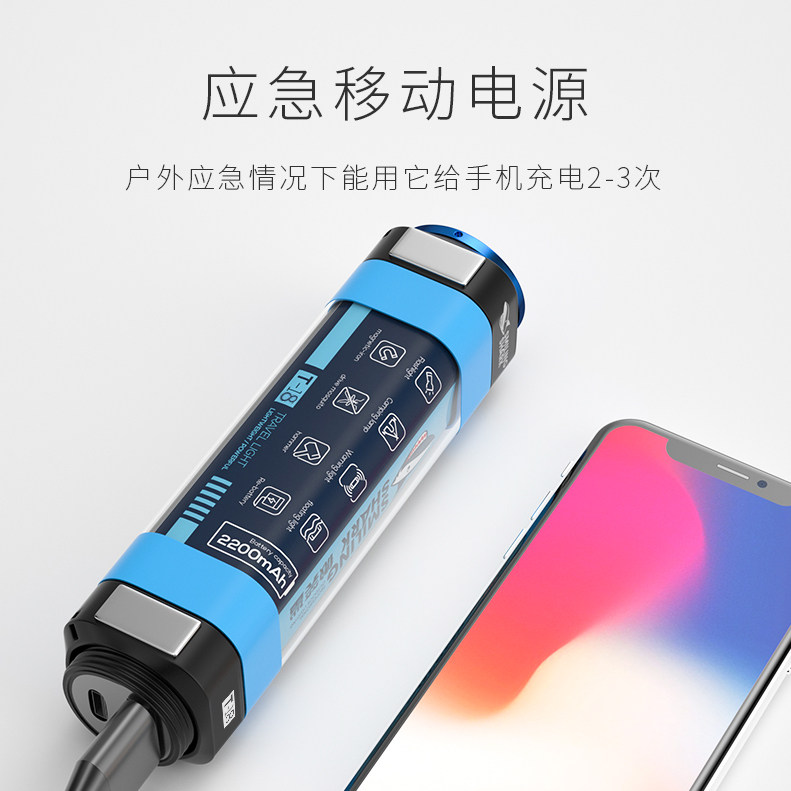 Camping Light Led Charging Outdoor Lighting Extra-long Endurance Field Light Long Tent Light Usb Hanging Lamp Waterproof Super Bright