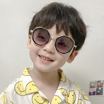 Children sun glasses boys glasses anti-ultraviolet fashion girls Net Red 2-8 years old baby sunglasses children