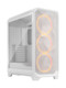 Fractal Technology Fd Case Meshify 3 Mid-Tower Air-Cooled Rgb Water-Cooled Desktop Computer with Bottom-Mounted Side-Transparent White Design