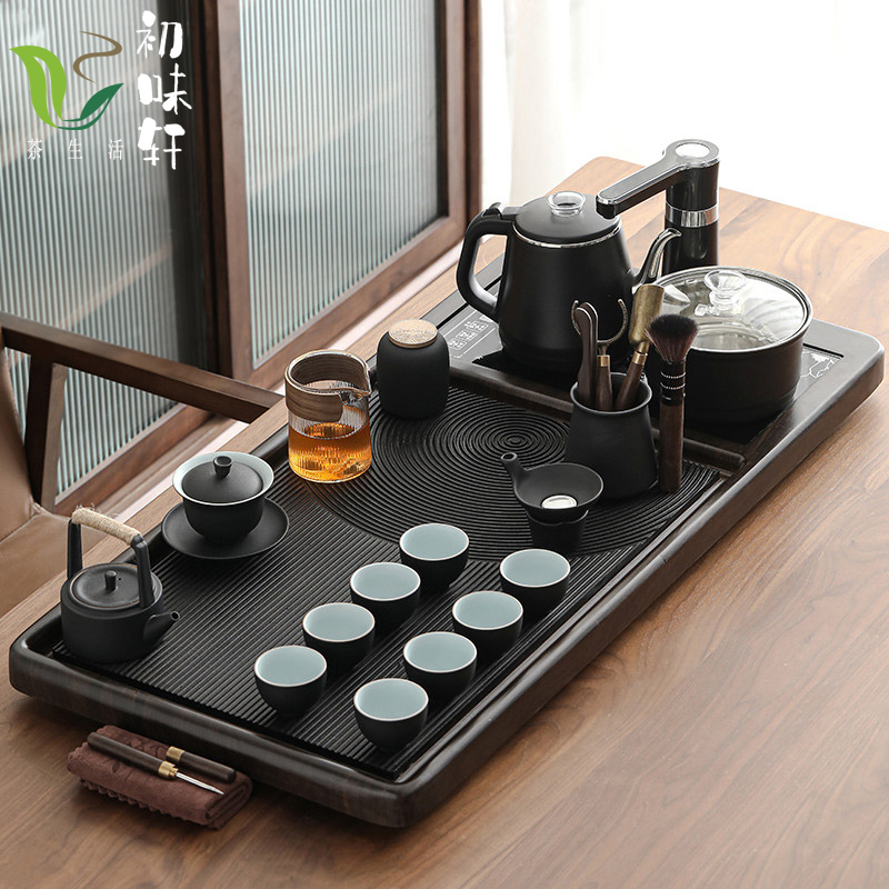 Modern Urkin Stone Tea Pongfu Tea Kit Fully Automatic Integrated Tea Tray Tea Table Boiling Water Pot Simple About Home-Taobao