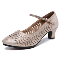 Золотая 4 см. Каблук