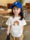 Parent-child clothing for taking photos, mother and daughter summer family of three 2025 new summer clothing mother and son family home decoration T-shirt baby