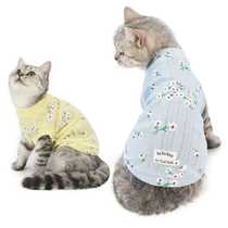 Kitty Clothes Kitty Items Pets Anti-Hair Nets Red Young Cat Dogs Autumn Winter Clothing Vest Blue Cat British Short Braces