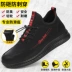 Labor protection shoes for men in winter, anti-smash and anti-puncture, old protection belt steel plate work shoes, welding site insulation, light and safe 