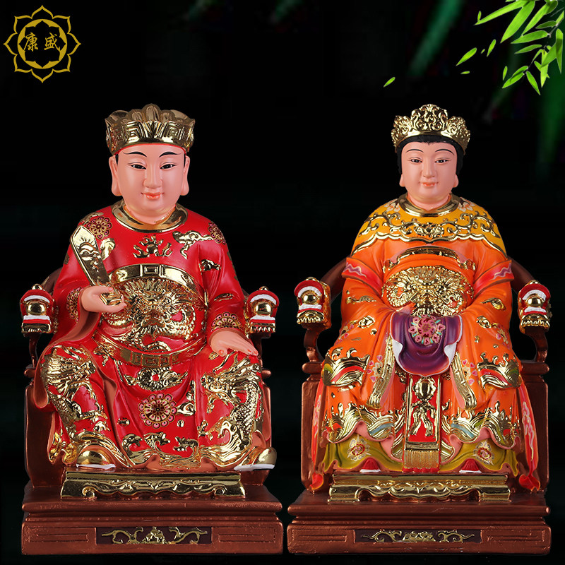 灶王爷神像灶王奶奶神像灶君厨房之神司命灶君灶上神树脂厨房供奉