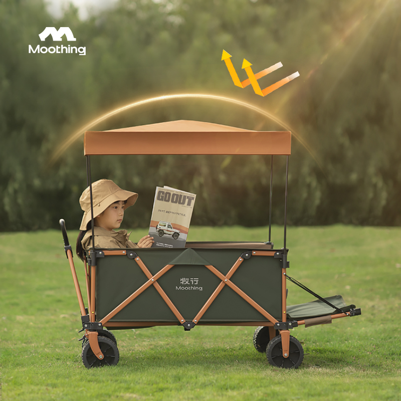 Gl1 Outdoor Sunshade Camping Cart, Foldable Camping Trailer for Children, Can Be Pushed and Pulled Gl1 Outdoor Sunshade Camping Cart, Foldable Camping Trailer for Children, Can Be Pushed and Pulled