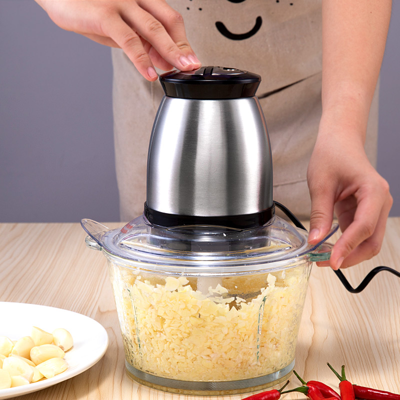 Smashed garlic artifact garlic press garlic machine electric household small commercial minced garlic cut pepper mashed ginger machine