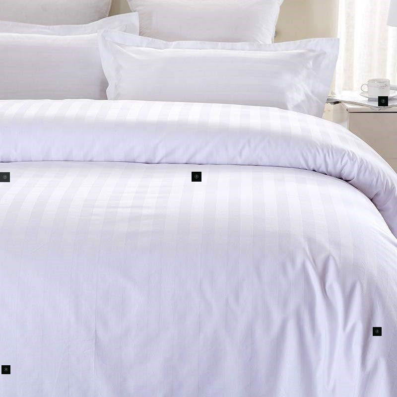 the hotel hotel The bedsheet to encrypt the pure white