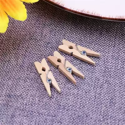 100pcs 2 5CM Wooden Clothespins Clothes Pegs Pins For Home