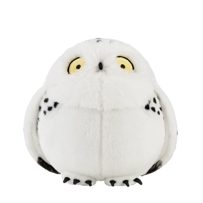 博物文创 White plush cute doll for sleep, owl