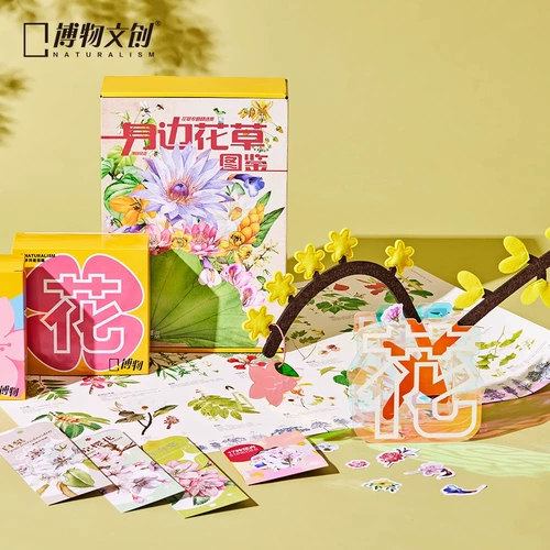 Книга Китая Национального географического музея цветы и книга эскизов Дополнение