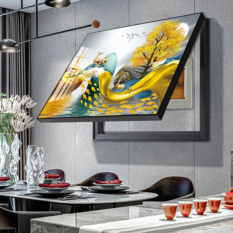 Electric meter case decoration painting Shielded Electric Gate Switch Box Mural Living Room Sofa Background Wall Beautiful Art Hanging Painting