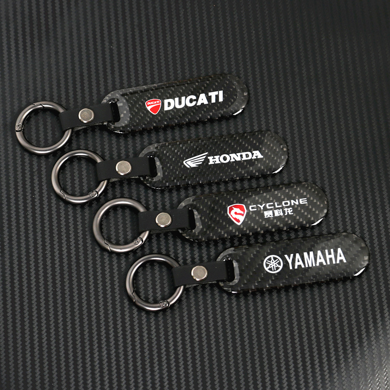 Motorcycle Keychain Ring Benelli Ktm Haojue Wuxi Sanyang Saike Long Mavericks Motorcycle Pendant Anti-Lost