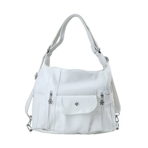 Вместительный и большой рюкзак, универсальная сумка на одно плечо, из натуральной кожи