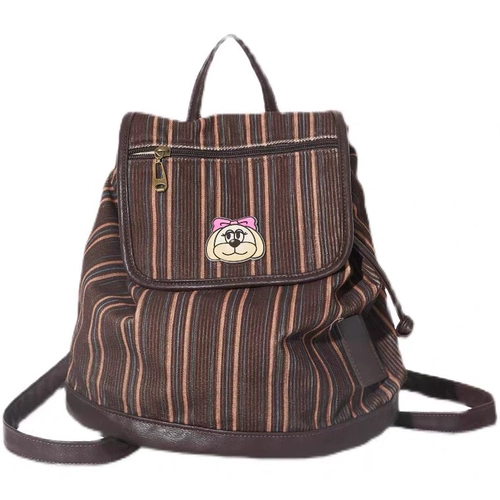 Новая глупая собака Оригинальная американская ретро -колледж школа Spicy Girl Специальная бархатная, древняя антикварная школьная сумка с голой.