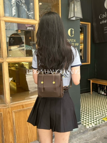 Самостоятельная ниша Американская ретро -пряжка кросс -по -прежнему мессенджером оксфордская сумка Британские прилежные ученики три вида магистральных школьных женщин
