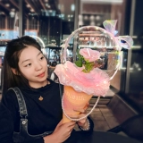 Воздушный шар для мороженого, набор материалов на день Святого Валентина, популярно в интернете, розы, букет