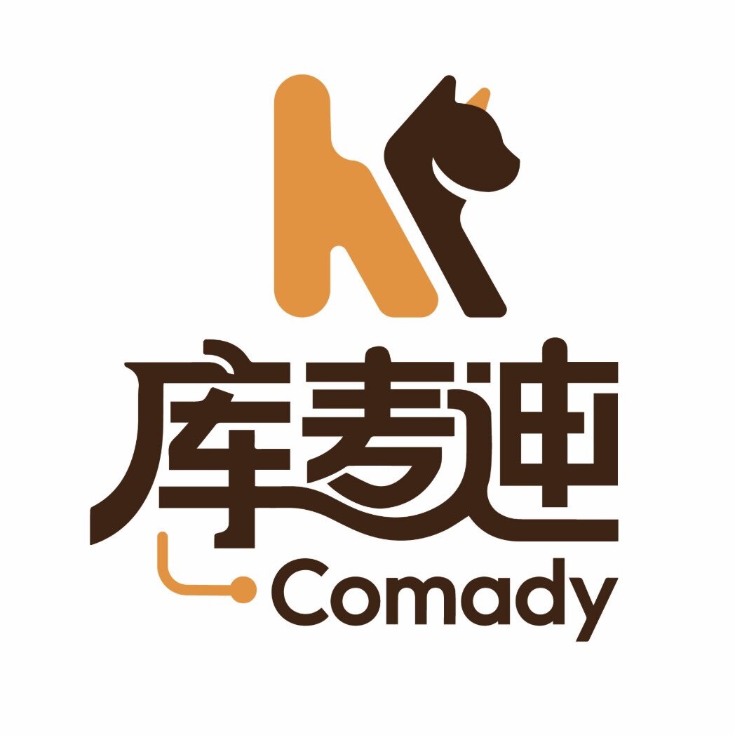 Comady库麦迪宠物零食研究所的LOGO