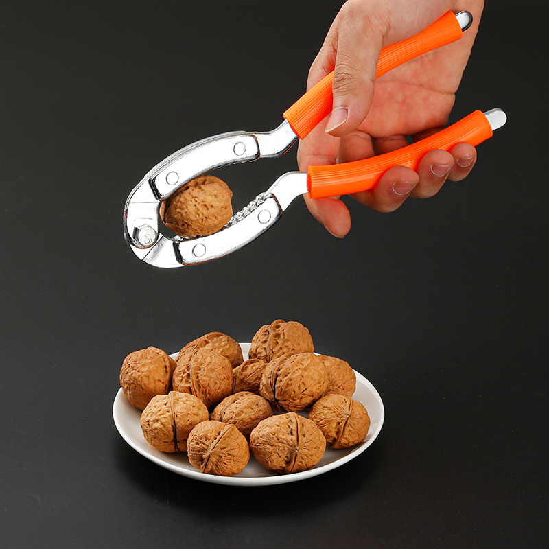 Walnut clip sheller tool Household forging multi-functional artifact to open walnut nuts Nutcracker pliers