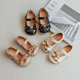 Нескользящая модная обувь для принцессы на липучке для кожаной обуви, коллекция 2021, мягкая подошва