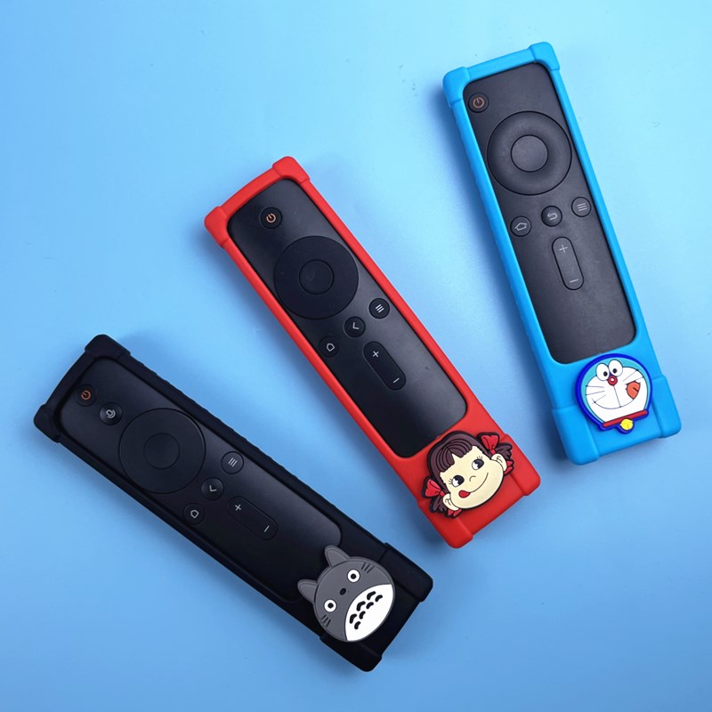 Applicable Xiaomi voice remote control protective sleeve cute cartoon thickened anti-fall sleeve infrared Bluetooth remote control sleeve-Taobao