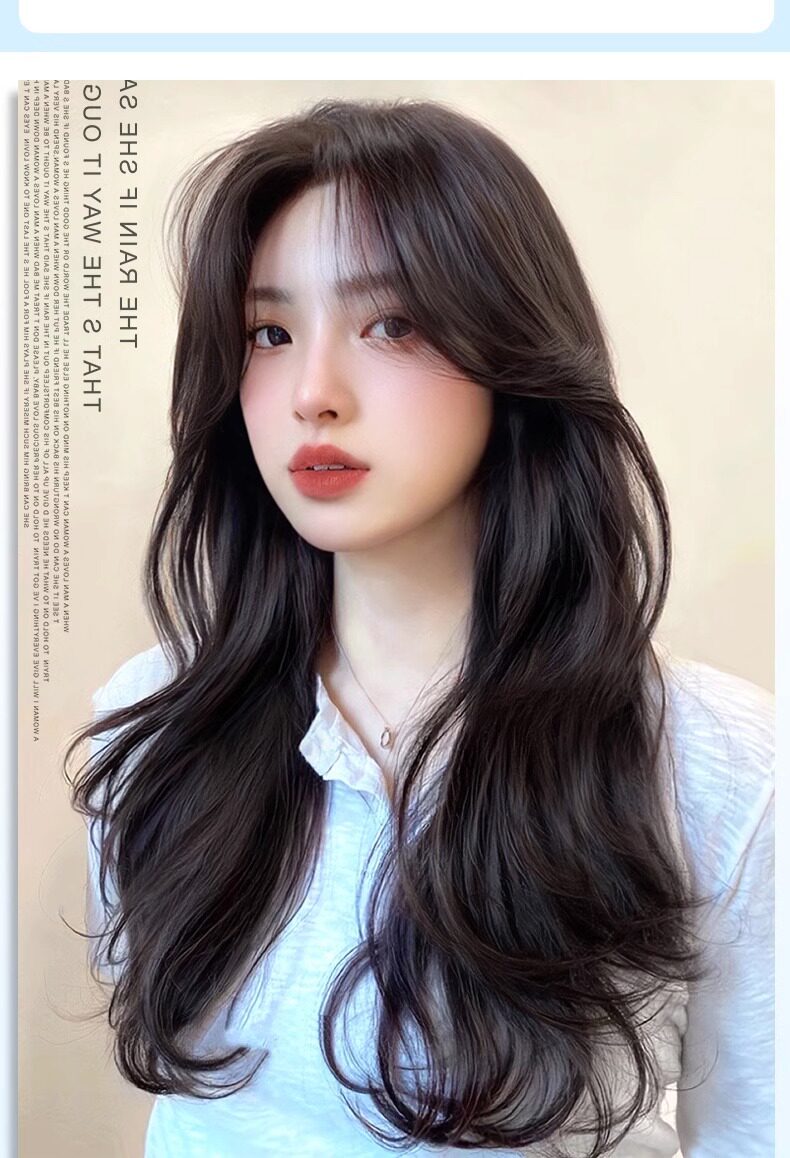 Парик 假发片女长发一片式隐形u型彷真发增发量蓬松高层次接发贴片 No brand
