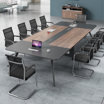 Guangzhou Conference Table Long Table Brief Modern Long Bar Table Meeting Room Large Small Office Chairs Combined Office Furniture