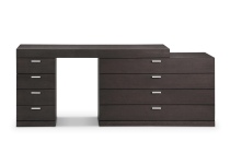 Model Furniture DB16 Egg Tart Dressing Table Dapu Bedroom Stretch Dressing Table Simple Modern Small Apartment Oak