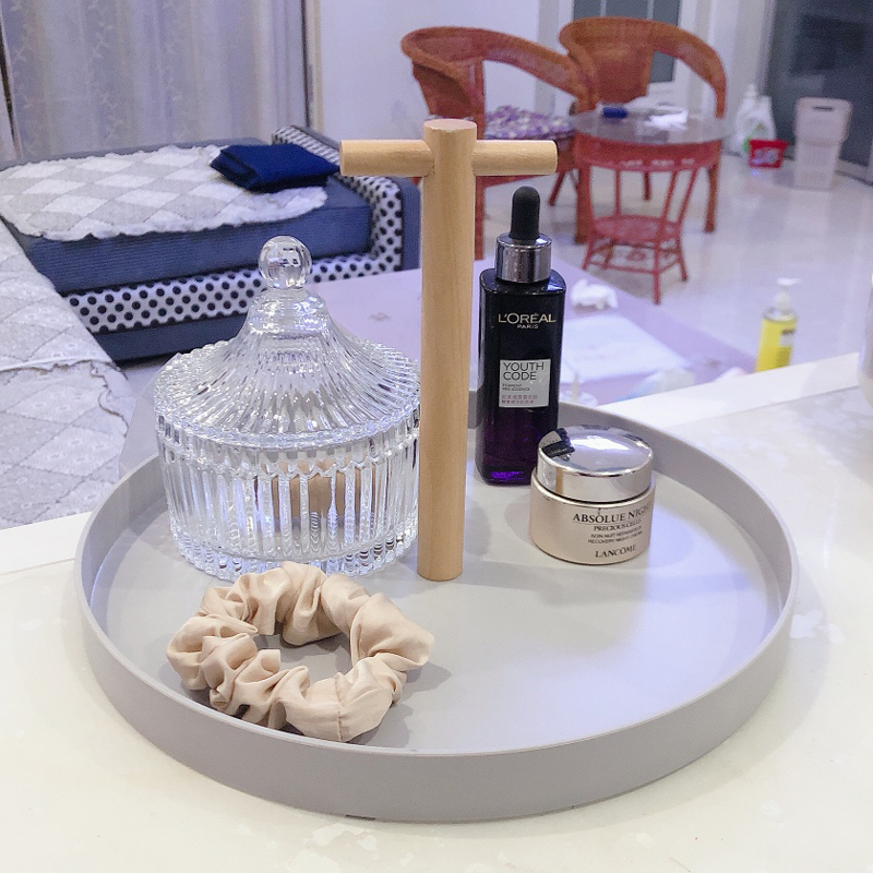 Nordic ins tray home porch key storage tray cosmetic aromatherapy perfume plastic desktop storage box