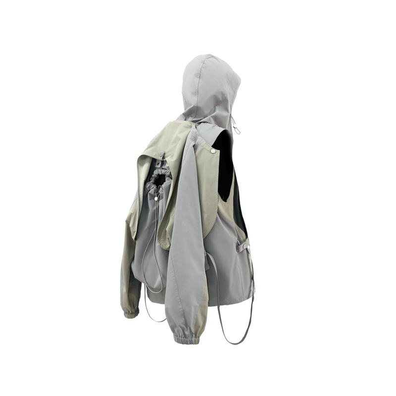 Relabel (Digger Fantasy Series) Three-Proof, Wear-Resistant, One-Piece, Three-Way Deconstructed Splicing Outdoor Softshell Jacket Relabel (Digger Fantasy Series) Three-Proof, Wear-Resistant, One-Piece, Three-Way Deconstructed Splicing Outdoor Softshell Jacket