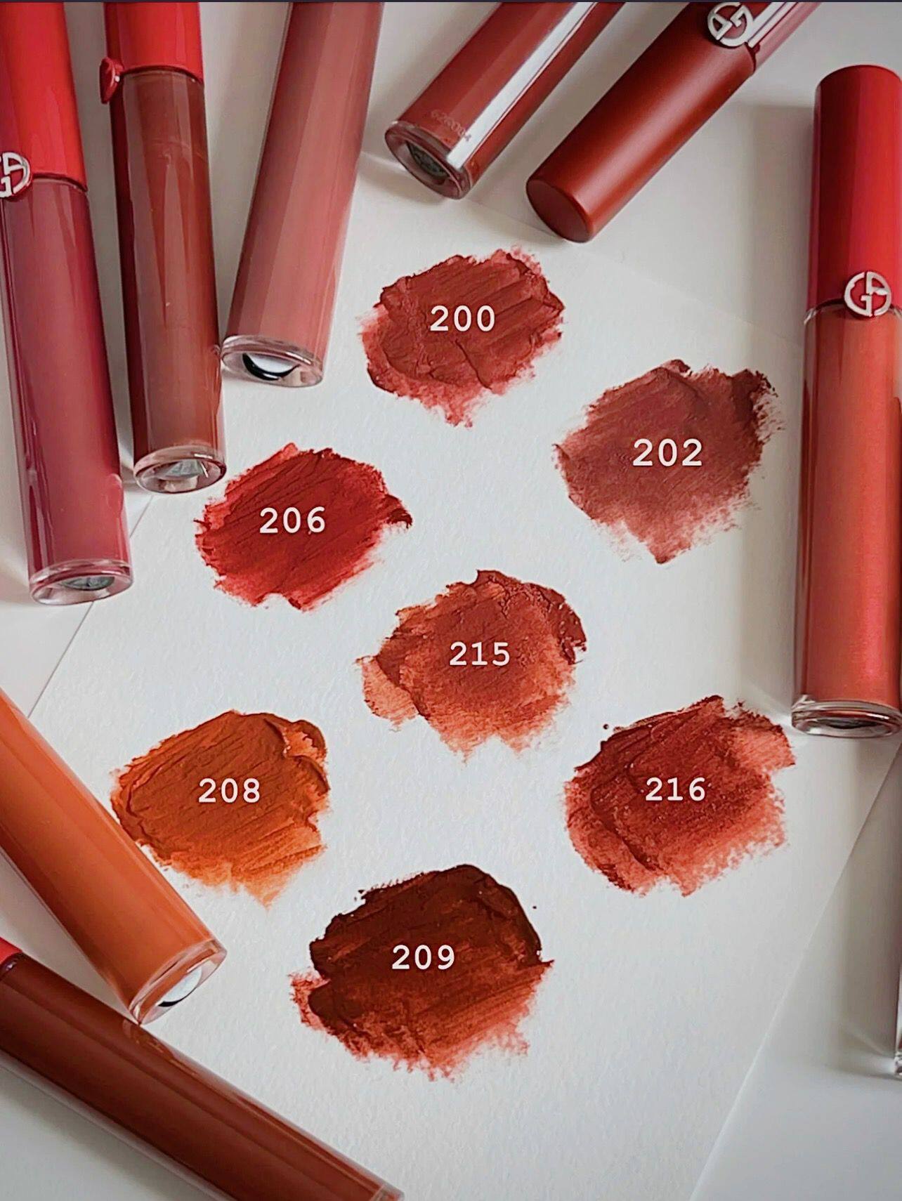 Armani Armani Red Tube Lip Glaze 405 206 205 416 415 214 209 418